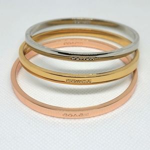 3 set Coach Bracelets